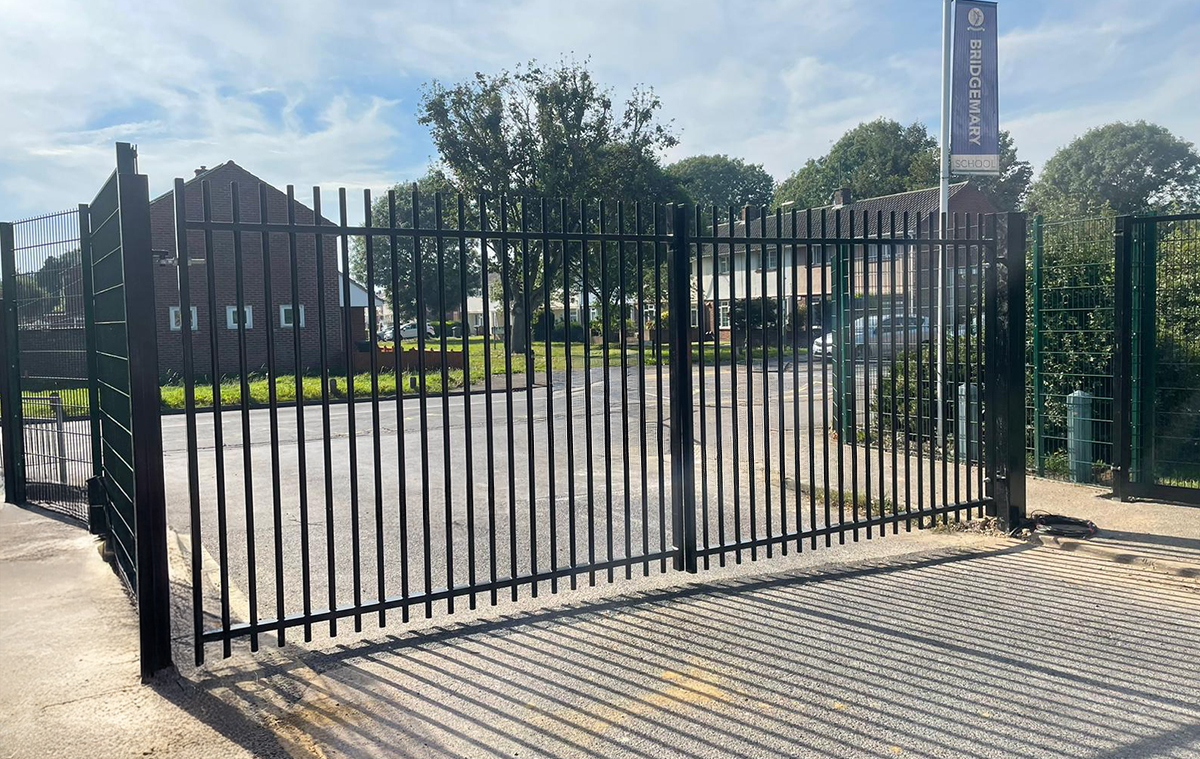 Inten_Education-Centre-Bridgemary- Education Centre Bridgemary school security fencing and gates installation showing safe and secure perimeter improvements for educational facilities